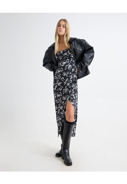 Vestido Para Mujer Manga Sisa Color Negro Marca Seven Seven #28171363