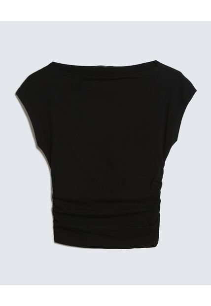 Camiseta Para Mujer Manga Corta Color Negro Marca Seven Seven #28096144