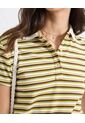 Crop Top Cuello Polo  Para Mujer Café Seven Seven de Seven Seven
