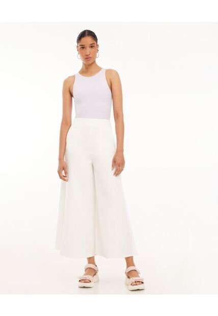 Culotte Con Aberturas Laterales  Para Mujer Crudo Seven Seven