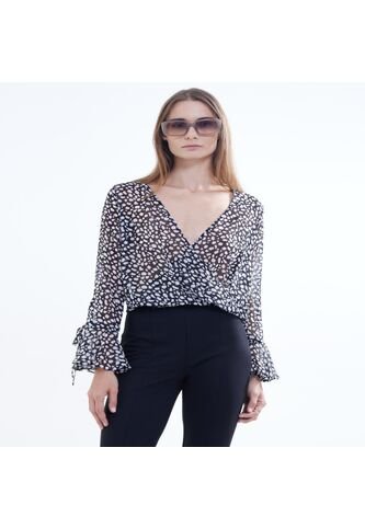 Blusa Para Mujer Manga Larga Color Negro Marca Seven Seven #28123854 Seven Seven