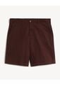 Bermuda Básica  Para Hombre Café Seven Seven de Seven Seven