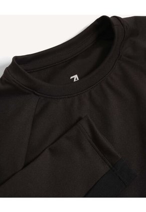 Camiseta Para Mujer Crop Top Color Negro Marca Seven Seven #28096246