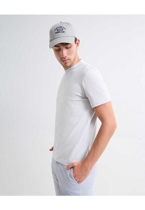 Camiseta Para Hombre Manga Corta Color Gris Claro Marca Seven Seven #45092638