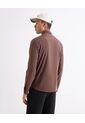 Camisa Regular Con Botonadura Frontal  Para Hombre Café Seven Seven de Seven Seven