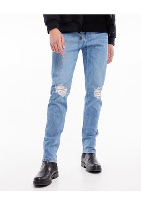 Jean Para Hombre Slim Taper Color Azul Medio Marca Seven Seven #45160476