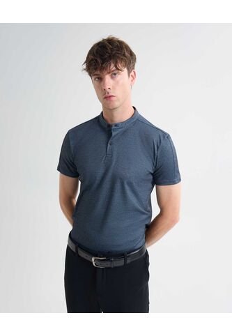 Polo Para Hombre Cuello Mao  Color Gris Oscuro Marca Seven Seven #45110884 Seven Seven