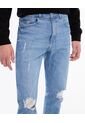 Jean Para Hombre Slim Taper Color Azul Medio Marca Seven Seven #45160476 de Seven Seven