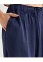 Pantalón Con Lazo En Cintura  Para Mujer Azul Seven Seven de Seven Seven