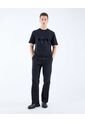 Camiseta Estampado Gamuzado  Para Hombre Negro Seven Seven de Seven Seven