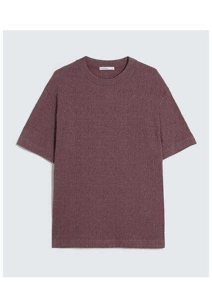 Camiseta Texturizada  Para Hombre Morado Seven Seven