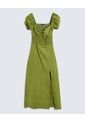 Vestido Para Mujer M/C Largo Color Verde  Marca Seven Seven #28171358 de Seven Seven