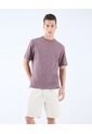 Camiseta Texturizada  Para Hombre Morado Seven Seven de Seven Seven