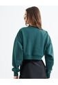 Buzo Crop Houston  Para Mujer Verde Seven Seven de Seven Seven