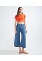 Crop Top Básico  Para Mujer Vino Seven Seven de Seven Seven