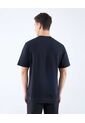 Camiseta Estampado Gamuzado  Para Hombre Negro Seven Seven de Seven Seven