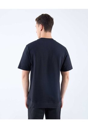 Camiseta Estampado Gamuzado  Para Hombre Negro Seven Seven