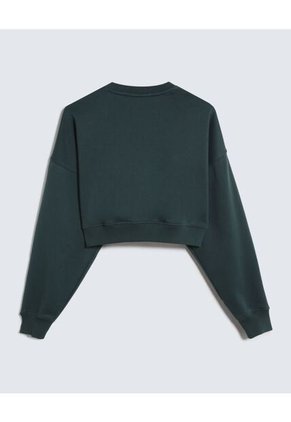 Buzo Crop Houston  Para Mujer Verde Seven Seven