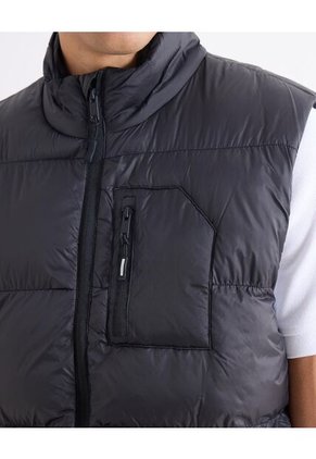 Chaleco Para Hombre Acolchado Color Negro Marca Seven Seven #45250010