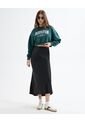 Buzo Crop Houston  Para Mujer Verde Seven Seven de Seven Seven
