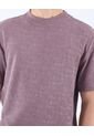 Camiseta Texturizada  Para Hombre Morado Seven Seven de Seven Seven
