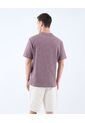 Camiseta Texturizada  Para Hombre Morado Seven Seven de Seven Seven