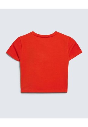 Crop Top Básico  Para Mujer Vino Seven Seven