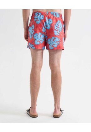 Pantaloneta Para Hombre De Baño Corta Color Rojo Marca Seven Seven #45280077