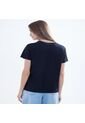 Camiseta Para Mujer Manga Corta Color Negro Marca Seven Seven #28095709 de Seven Seven