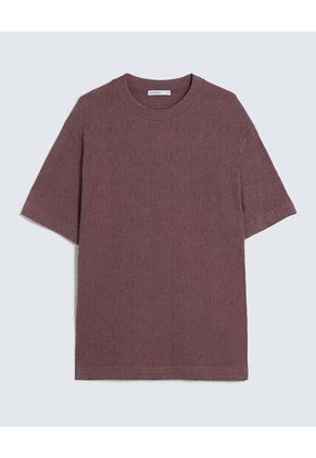 Camiseta Texturizada  Para Hombre Morado Seven Seven