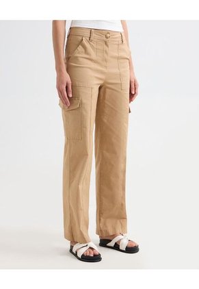 Pantalon Para Mujer  Color Cafe Claro Marca Seven Seven #28071829