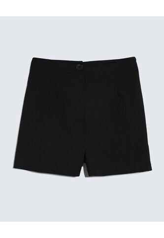 Short Tiro Alto  Para Mujer Negro Seven Seven Seven Seven