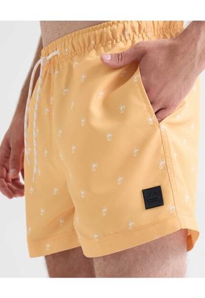 Pantaloneta Para Hombre De Baño Corta Color Amarillo  Marca Seven Seven #45280081