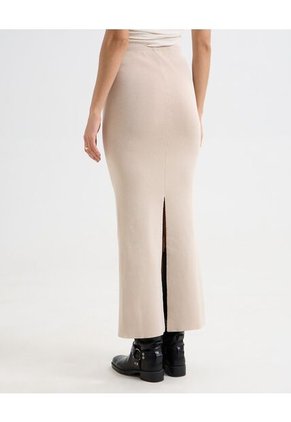 Falda Para Mujer Largo Color Arena Marca Seven Seven #28140898