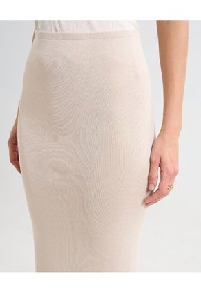 Falda Para Mujer Largo Color Arena Marca Seven Seven #28140898