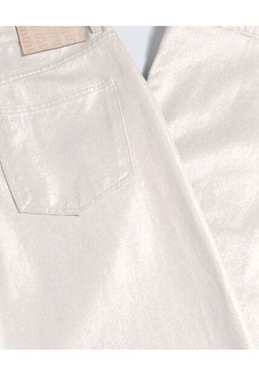 Jeans Wide Leg Tono Claro  Para Mujer Crudo Seven Seven