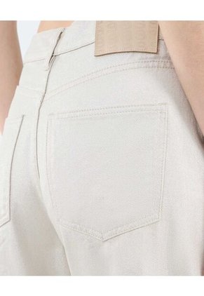 Jeans Wide Leg Tono Claro  Para Mujer Crudo Seven Seven