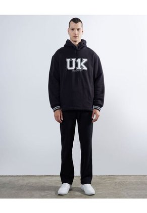 Buzo Para Hombre Hoodie Color Negro Marca Seven Seven #45060680