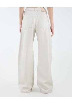 Jeans Wide Leg Tono Claro  Para Mujer Crudo Seven Seven