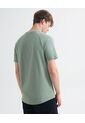 Camiseta Manga Corta Texturizada  Para Hombre Verde Seven Seven de Seven Seven