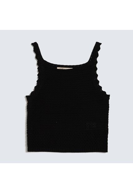 Camiseta Para Mujer Manga Sisa Color Negro Marca Seven Seven #28095739