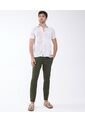 Pantalón Tipo Chino Con Bolsillos  Para Hombre Verde Seven Seven de Seven Seven