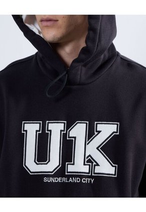 Buzo Para Hombre Hoodie Color Negro Marca Seven Seven #45060680