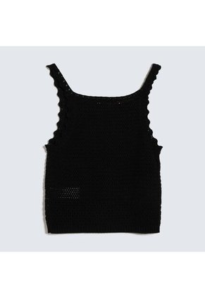 Camiseta Para Mujer Manga Sisa Color Negro Marca Seven Seven #28095739