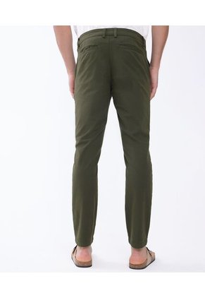 Pantalón Tipo Chino Con Bolsillos  Para Hombre Verde Seven Seven