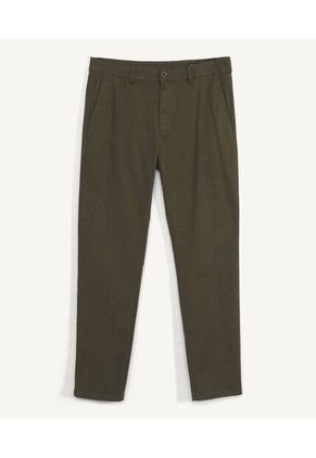 Pantalón Tipo Chino Con Bolsillos  Para Hombre Verde Seven Seven