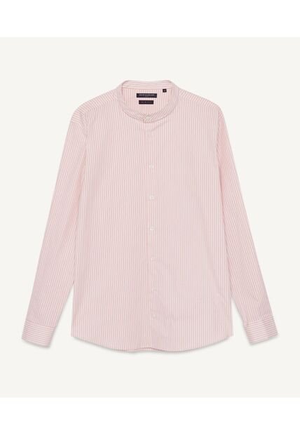 Camisa Para Hombre Manga Larga  Color Rosa Marca Seven Seven #45011902