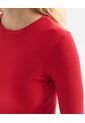 Camiseta Para Mujer Manga Larga Cuello Redondo Color Rojo Marca Seven Seven #28096175 de Seven Seven