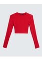 Camiseta Para Mujer Manga Larga Cuello Redondo Color Rojo Marca Seven Seven #28096175 de Seven Seven
