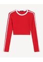 Camiseta Para Mujer Manga Larga Cuello Redondo Color Rojo Marca Seven Seven #28096395 de Seven Seven
